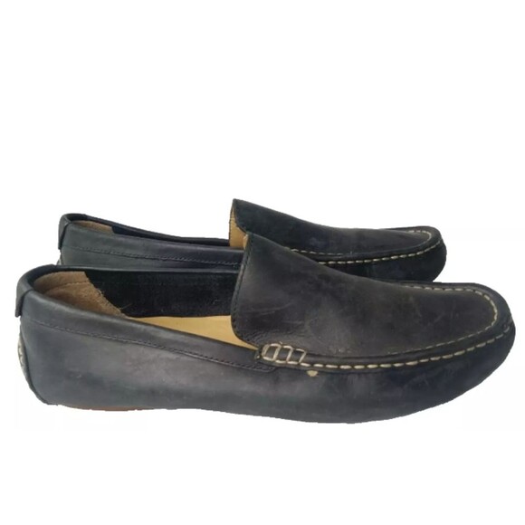 Cole Haan Somerset Venetian Driver C11402 Mens 9.5 Shoes Loafers Moccasin Black